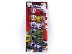 Die Cast Police Car Pull Back(6in1) toys