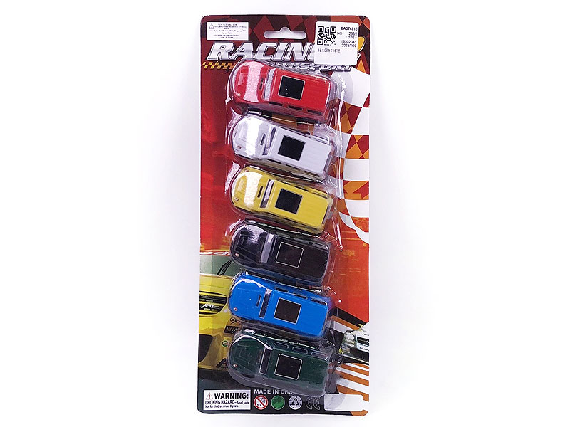 Die Cast Car Pull Back(6in1) toys