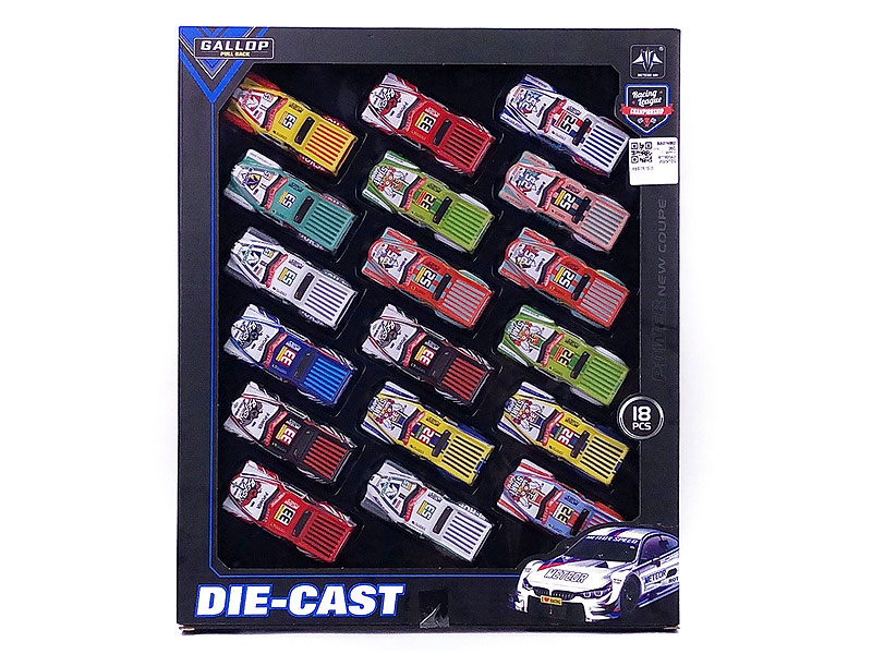 Pull Back Car(18in1) toys