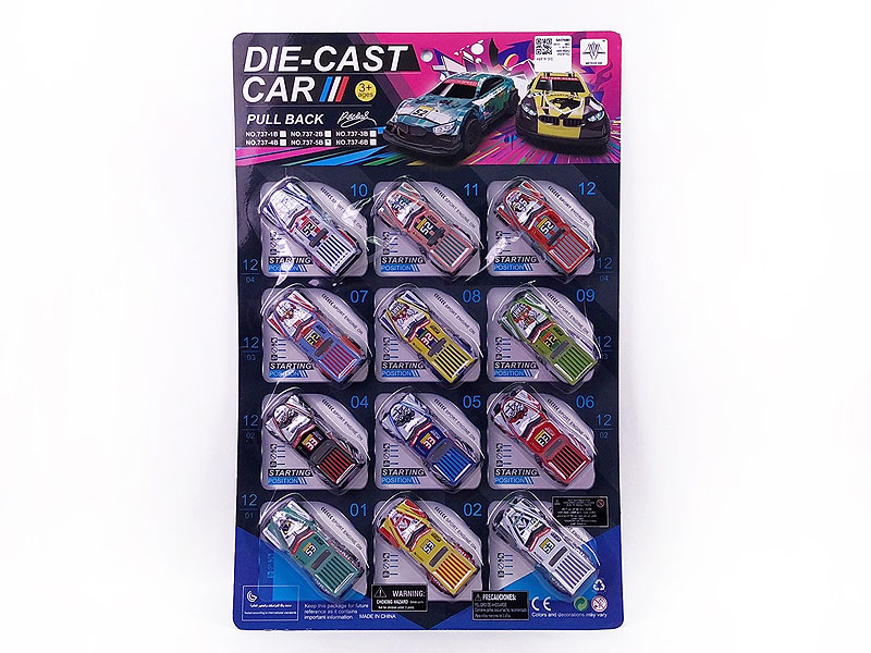 Pull Back Car(12in1) toys