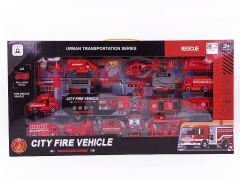 Pull Back Fire Engine & Free Wheel Fire Engine Set toys