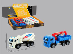 Die Cast Construction Truck Pull Back(8in1)