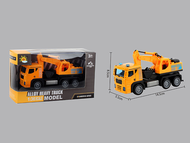 Die Cast Construction Truck Pull Back toys