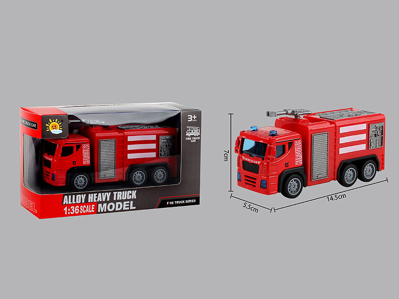 Die Cast Fire Engine Pull Back toys