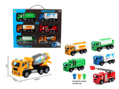 Pull Back Car Set(6in1) toys