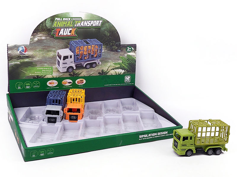 Pull Back Truck(12in1) toys