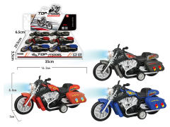 1:12 Die Cast Motorcycle Pull Back W/L_S(6in1)