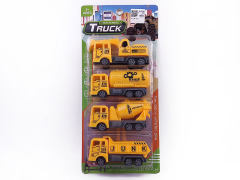 Pull Back Construction Truck(4in1) toys