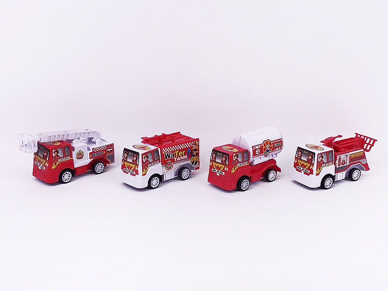 Pull Back Fire Engine(4S) toys