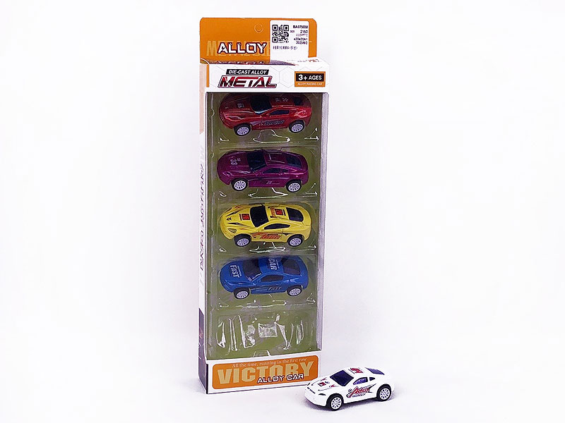 Die Cast Racing Car Pull Back(5in1) toys