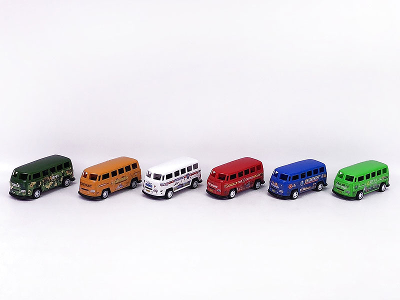 Pull Back Bus(6C) toys