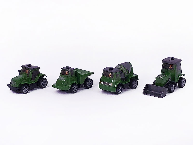 Pull Back Farmer Car(4S) toys