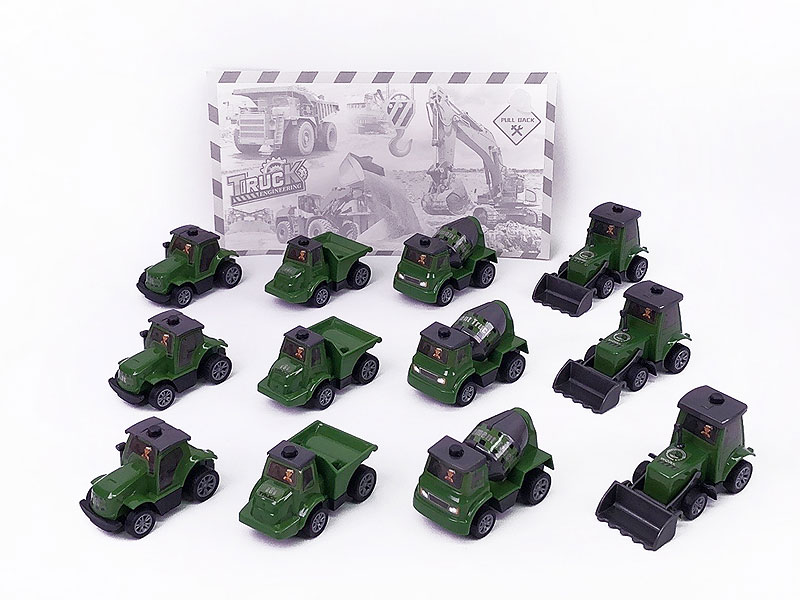 Pull Back Farmer Car(12in1) toys