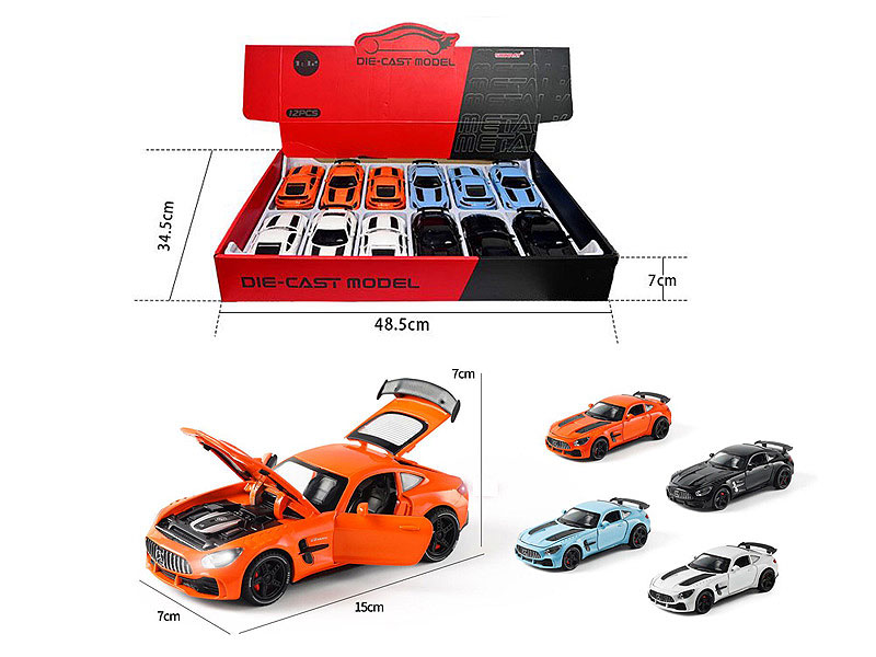 Die Cast Car Pull Back(12in1) toys