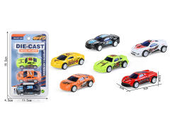 Die Cast Sports Car Pull Back(3in1) toys