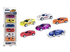 Die Cast Sports Car Pull Back(6in1) toys