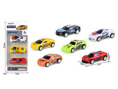 Die Cast Sports Car Pull Back(3in1) toys