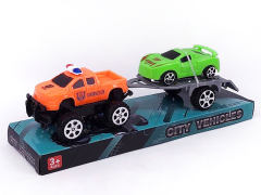 Pull Back Cross-country Police Car(4C)