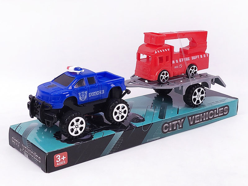 Pull Back Cross-country Police Car(4C) toys