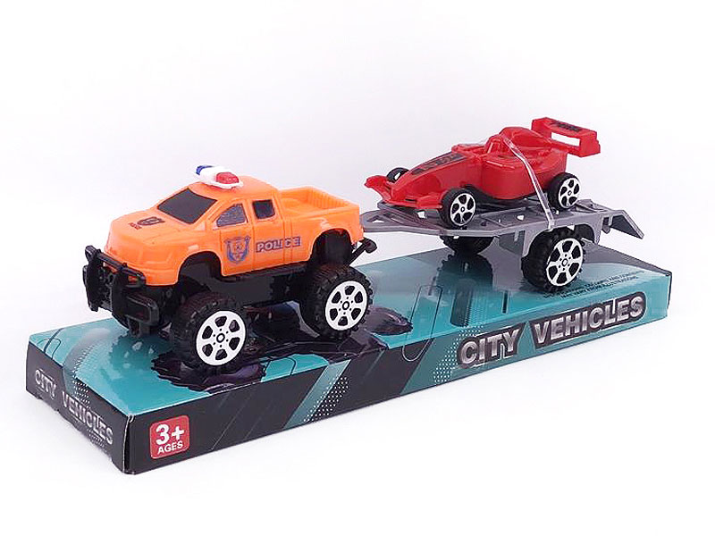 Pull Back Cross-country Police Car(4C) toys