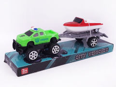 Pull Back Cross-country Police Car(4C) toys