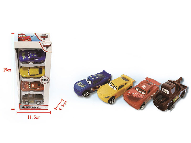 Pull Back Car(4in1) toys