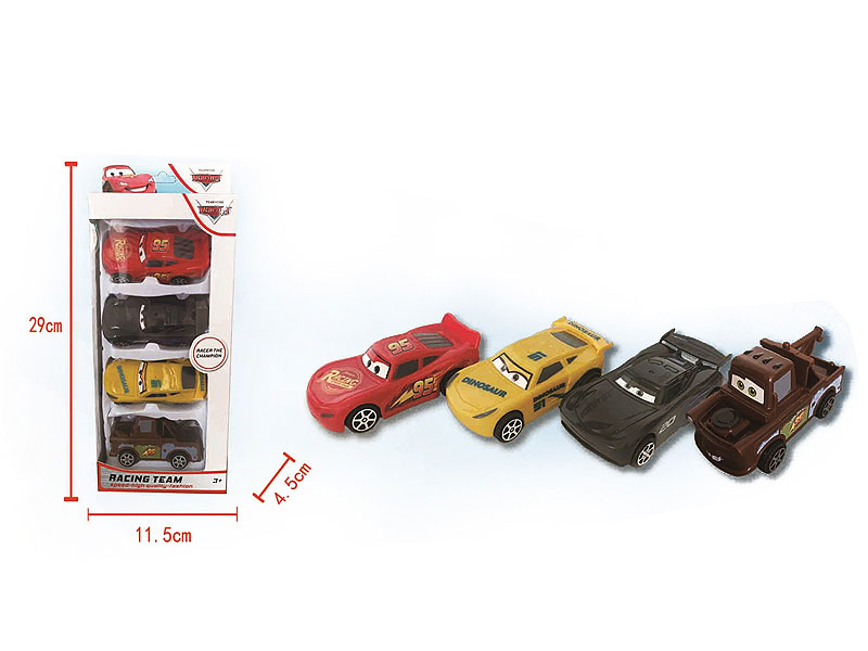 Pull Back Car(4in1) toys