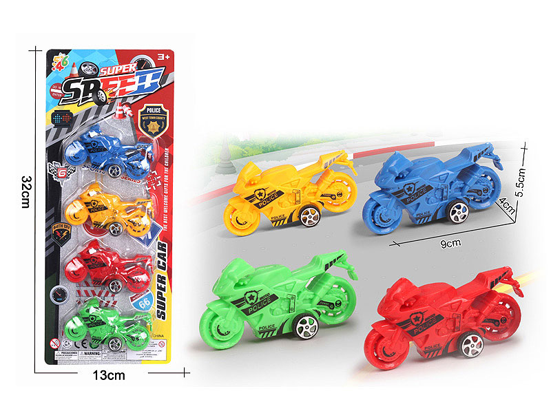 Pull Back Motorcycle(4in1) toys