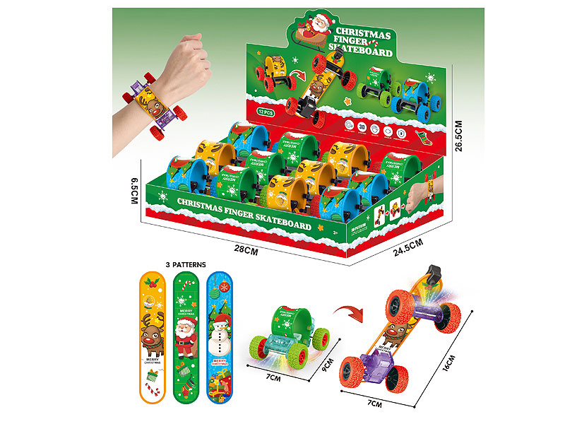 Pull Back Scooter W/L(12in1) toys