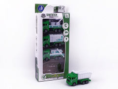 Pull Back Sanitation Truck(4in1) toys