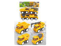 Pull Back Construction Truck(4in1) toys