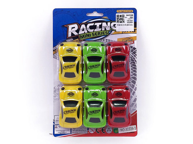 Pull Back Car(6in1) toys