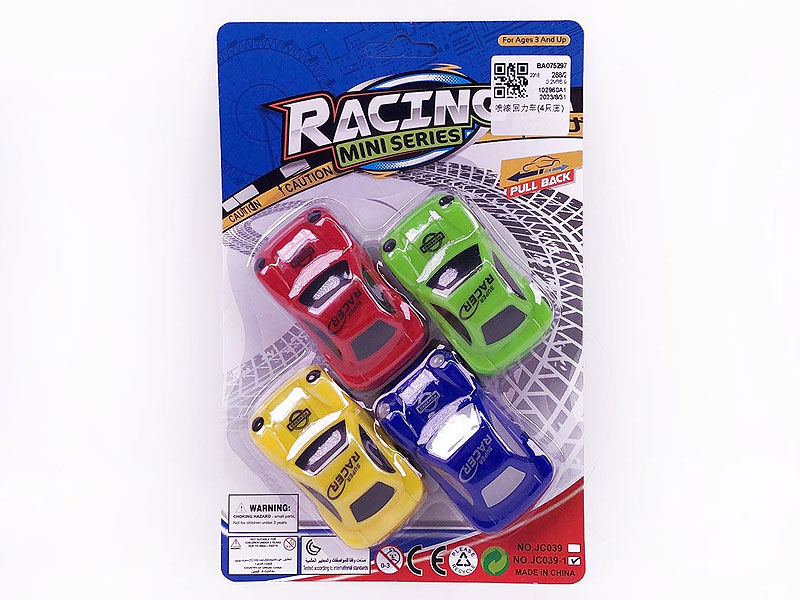 Pull Back Car(4in1) toys