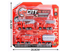 Pull Back Fire Engine(4in1) toys