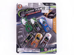 Die Cast Racing Car Pull Back(6in1) toys