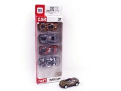 Die Cast Racing Car Pull Back(5in1) toys