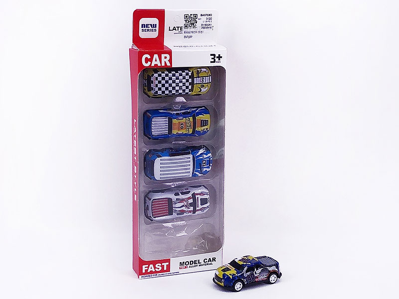 Die Cast Car Pull Back(5in1) toys