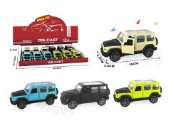 1:36 Die Cast Car Pull Back W/L_M(12in1) toys