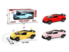 1:36 Die Cast Car Pull Back W/L_M(4C) toys