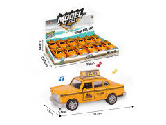 1:32 Die Cast Taxi Pull Back W/L_M(12in1) toys