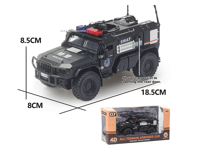 Die Cast Police Car Pull Back toys