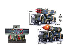 Die Cast Rocket Launcher+Missile Car Pull Back(8in1) toys