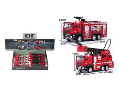 Die Cast Fire Engine Pull Back(8in1)