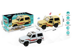 1:32 Die Cast Cross-country Car Pull Back W/L_M(2C)
