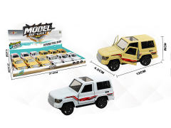 1:32 Die Cast Cross-country Car Pull Back(12in1)