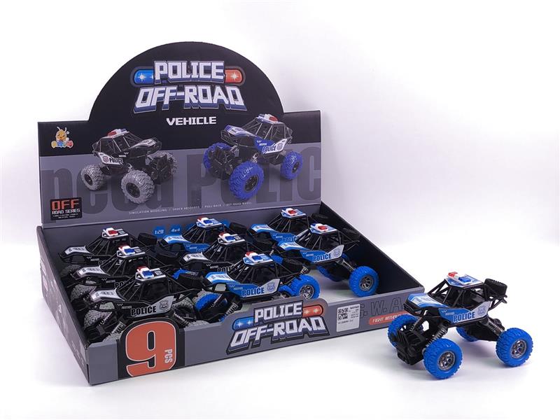 Pull Back Police Car(9in1) toys