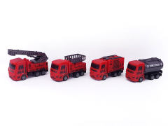 Pull Back Fire Engine(4in1) toys