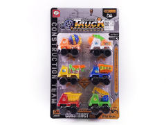 Pull Back Construction Truck(6in1) toys