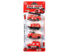 Pull Back Fire Engine(4in1) toys