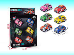 Die Cast Car Pull Back(6in1) toys